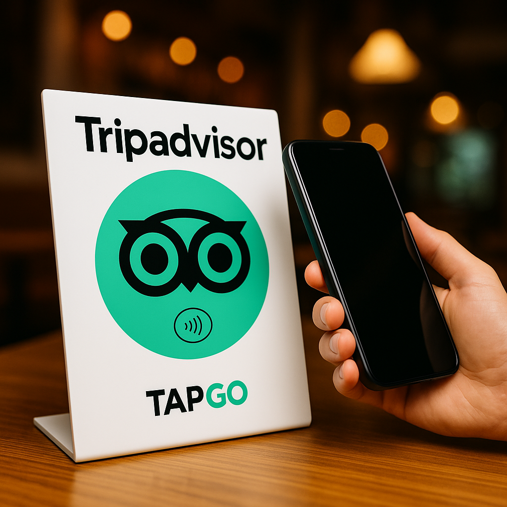 Soporte con NFC para Tripadvisor