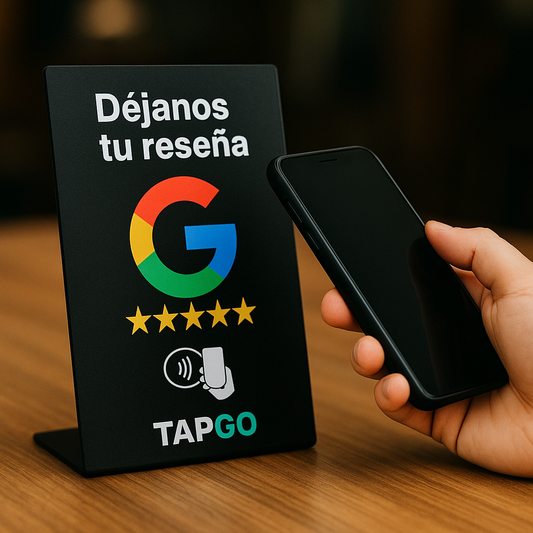 Soporte con NFC para reseñas de GOOGLE